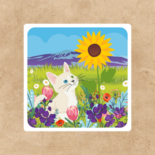 Among Wildflowers Sticker