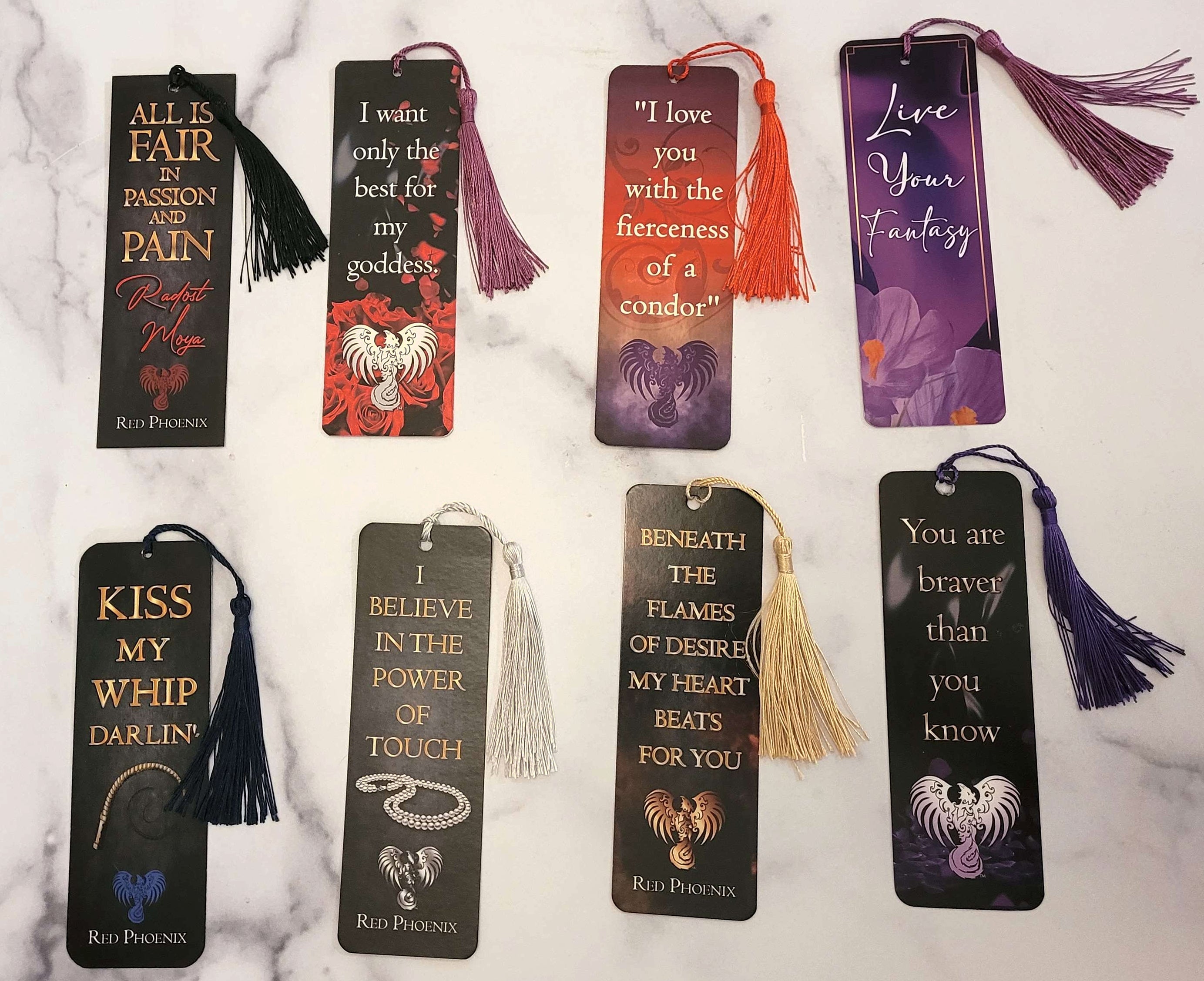 Bookmarks Collection Bookmark Collection – Red Phoenix Shop
